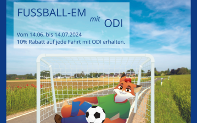 Rabattaktion: Mit ODI durch die Fußball-EM